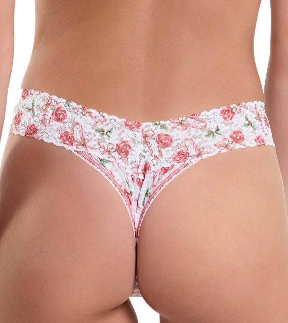 Printed Signature Lace Original Rise Thong - Something Sweet - Flirt! Luxe Lingerie & Sleepwear