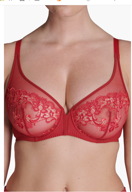 Simone Perele Saga Full Coverage Plunge Bra - Flirt!