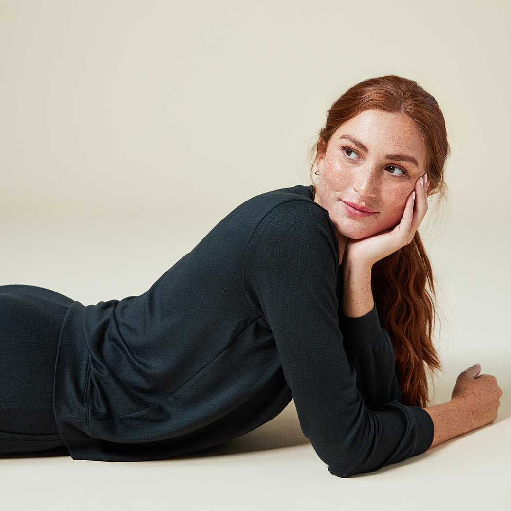 Softies 2 Piece Dream Jersey Crew Neck Lounge Set - Flirt! 